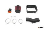 MST 1.4 TSI intake kit contents: heat shield, red filter, black pipe, silicone joiner, clamps and screws - MST Performance Thumbnail