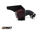MST B48 intake with heat shield cover removed, showing red filter and pipe - MST Performance Thumbnail