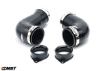 MST C43 turbo inlet pipes and adapters, front view of the pipe openings - MST Performance Thumbnail