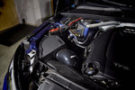 MST heat shield cover and black silicone intake pipe fitted in an Audi B9 2.0 TFSI engine bay - MST Performance Thumbnail