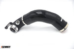 MST 3in black silicone intake pipe joined to the aluminium turbo inlet elbow - MST Performance Thumbnail