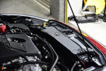 MST high flow air scoop fitted across the radiator support of a red Ford Focus - MST Performance Thumbnail