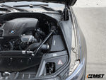 BMW F10 528i engine bay with the MST heat shield and intake pipe installed - MST Performance Thumbnail