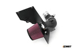 MST B58 intake with the cover off, showing the red cone filter and 4in pipe - MST Performance Thumbnail