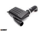 MST silicone turbo inlet hose fitted to the factory VW 1.4 TSI airbox (product illustration) - MST Performance Thumbnail
