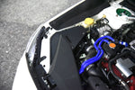 MST intake heat shield with MST logo installed in a Subaru WRX STI VA, close-up - MST Performance Thumbnail