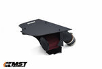 MST cold air intake for the BMW 540i G30 B58 with heat shield cover and red cone filter - MST Performance Thumbnail