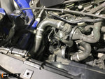 MST turbo inlet pipe fitted to the turbo in a BMW N20 engine bay - MST Performance Thumbnail