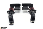 MST C43 V2 twin intake, rear view showing both cone filters and inlet pipes - MST Performance Thumbnail