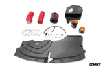 MST GR Corolla covered intake kit contents: radiator cover, airbox, filter, red pipes, hoses and clamps - MST Performance Thumbnail