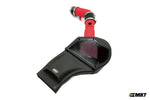 MST covered cold air intake for the GR Yaris: black airbox with clear cover, cone filter and red intake pipe - MST Performance Thumbnail