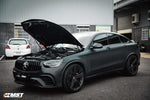 Matte black Mercedes-Benz GLC Coupe with bonnet open and the MST cold air intake fitted - MST Performance Thumbnail
