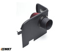 MST Stinger 2.0T intake heat shield with 4in pipe outlet, rear view - MST Performance Thumbnail