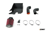 MST EA211 1.4 TSI intake kit contents: heat shield, pipe, silicone hose, red filter, bracket and clamps - MST Performance Thumbnail