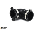 MST GR Yaris / GR Corolla turbo inlet pipe: black silicone elbow with machined MST adapter and clamps - MST Performance Thumbnail