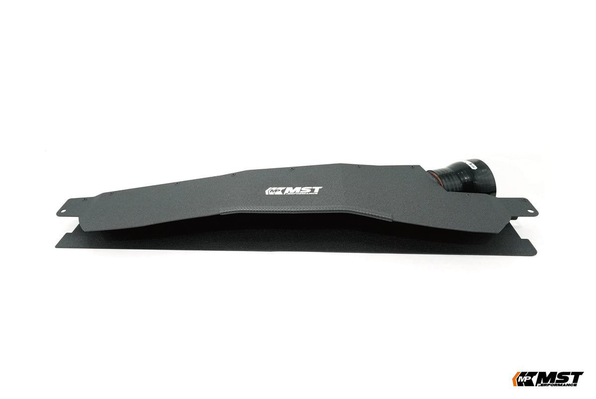 MST Focus SA twin-tunnel air scoop, front view