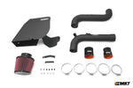 MST EA113 intake kit contents: heat shield, two black pipes, silicone hoses, red filter, clamps and hardware - MST Performance Thumbnail