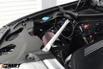 MST red cone filter fitted in a BMW X3 G01 engine bay, cover off - MST Performance Thumbnail