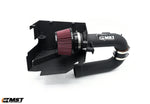 MST BMW N20 intake with red cone filter inside the heat shield and two-piece pipe - MST Performance Thumbnail