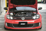 Red VW Golf GTI Mk6 with the bonnet open showing the MST cold air intake fitted - MST Performance Thumbnail