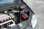 MST cold air intake fitted in a VW Golf R32 Mk5 engine bay, front corner view - MST Performance Thumbnail