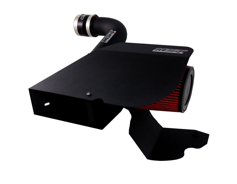 MST cold air intake for the VW 1.4 TSI twincharger: black heat shield with cover and black intake pipe - MST Performance