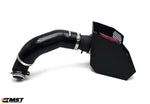 MST Golf GTI Mk8 intake side view with silicone pipe, turbo inlet elbow and vented heat shield - MST Performance Thumbnail