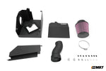 MST Mercedes A / CLA / GLA cold air intake kit contents: heat shield panels, filter, intake tube, clamp and hardware - MST Performance Thumbnail