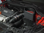 MST cold air intake fitted in an Audi A1 1.4 TFSI engine bay, heat shield and red filter beside the engine - MST Performance Thumbnail