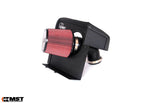 MST cold air intake for the Audi B8 1.8/2.0 TFSI: black heat shield, red cone filter and silicone elbow - MST Performance Thumbnail
