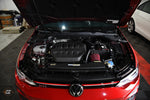 Red VW Golf GTI Mk8 with the bonnet open showing the MST cold air intake - MST Performance Thumbnail
