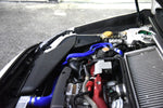 MST cold air intake heat shield fitted beside the intercooler in a white Subaru WRX STI engine bay - MST Performance Thumbnail