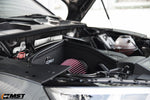 MST heat shield with MST logo and red filter fitted in an Audi Q5 FY engine bay - MST Performance Thumbnail