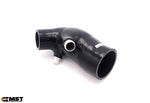 MST BMW N13 silicone turbo inlet hose, side view showing fittings - MST Performance Thumbnail