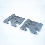 Suspension Secrets camber shims, two stacked sets side by side on a white background - Suspension Secrets Thumbnail