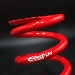 Eibach Racing spring from the Suspension Secrets package, close-up of the logo on the coil - Suspension Secrets Thumbnail