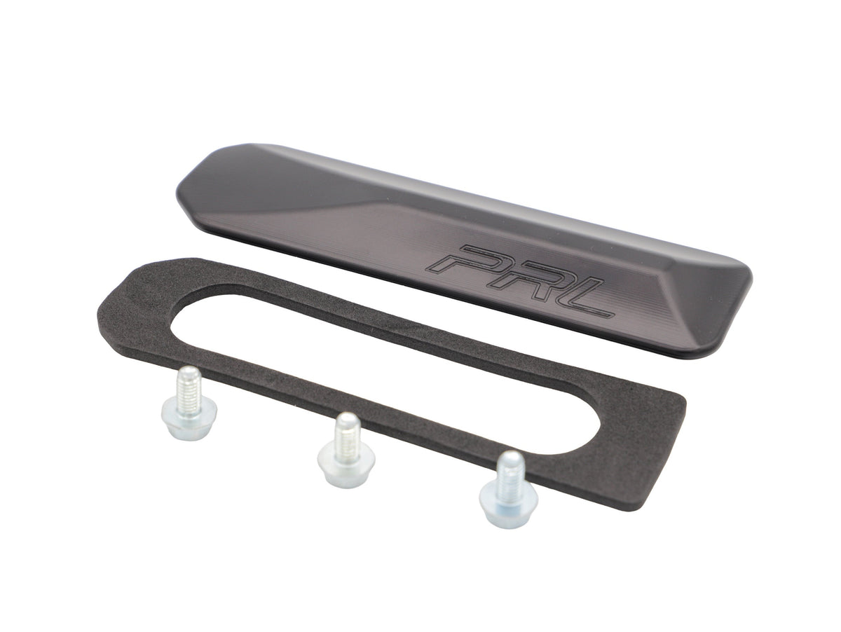 PRL FL5 wing delete plate with EPDM gasket and bolts