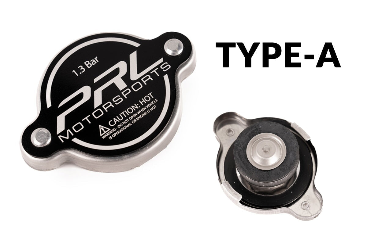 PRL 1.3 bar Type-A radiator cap - top and underside