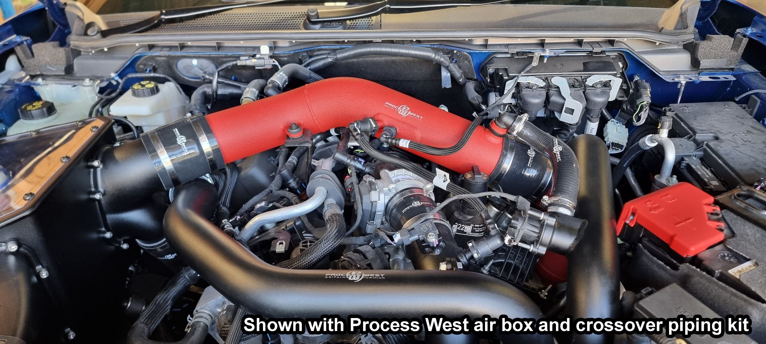 Process West Intercooler Piping Kit Black – Next Gen Ranger Raptor 22+ (OEM & Stage 1 Compatible) - Chicane Australia