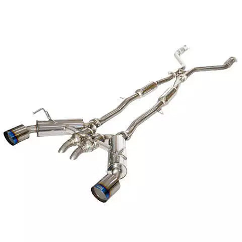 HKS Full Dual Muffler Stainless Catback Exhaust – Nissan Z RZ34 (400Z) - Chicane Australia - HKS