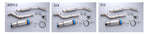 Tomei Ti RACING titanium muffler kits for PS13/RPS13, S14 and S15 laid out with fittings - Tomei Thumbnail