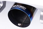 Tomei Ti RACING burnt titanium tip with laser-engraved Tomei logo (product illustration) - Tomei Thumbnail