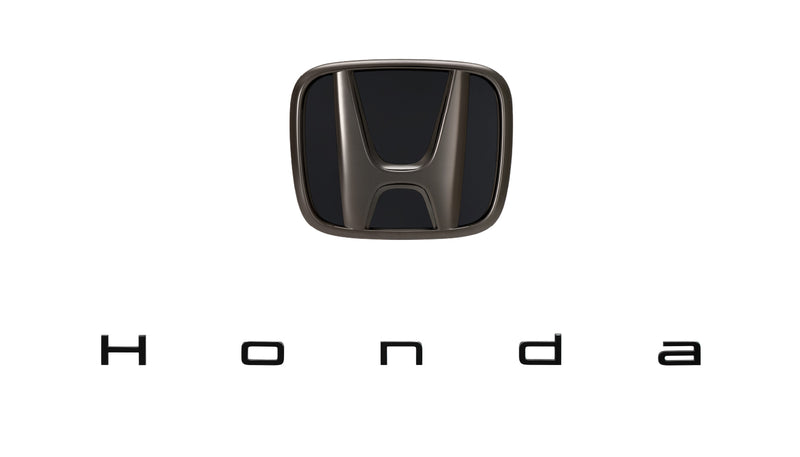 Honda Access black chrome H mark and Berlina Black Honda emblem - Honda - Genuine