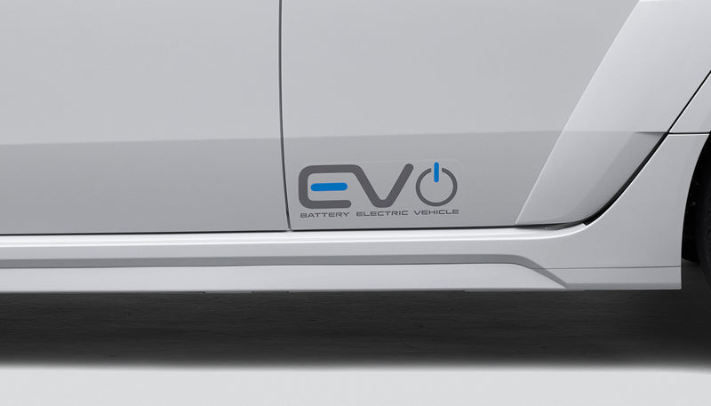 Honda Access EV decal on the rear door of the Honda Super-ONE - Honda - Genuine