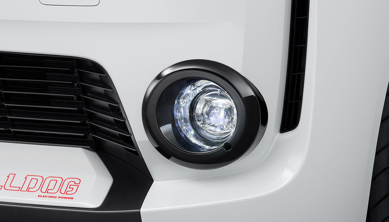 Honda Access LED fog light installation on the Honda Super-ONE - Honda - Genuine