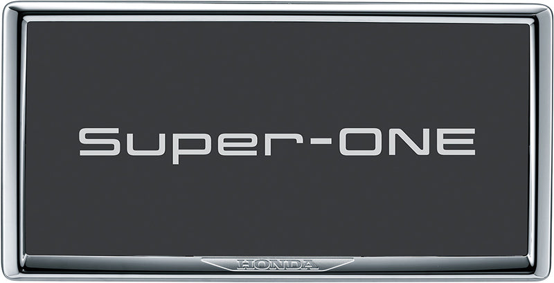 Honda Access chrome licence frame for the Honda Super-ONE - Honda - Genuine