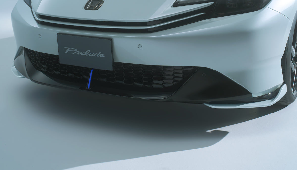 Honda Prelude BF1 front bumper with the Honda Access front lower skirt fitted (product illustration)