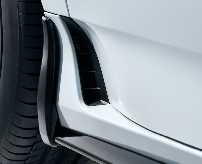 Honda Access Berlina Black front mud guard behind the front wheel of a Honda Prelude BF1 - Honda - Genuine