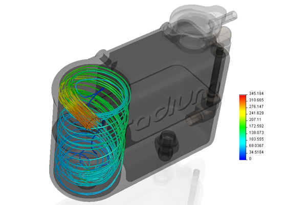 Radium Engineering Coolant Tank – Lotus Elise/Exige 2ZZ-GE, Firewall Mount - Chicane Australia