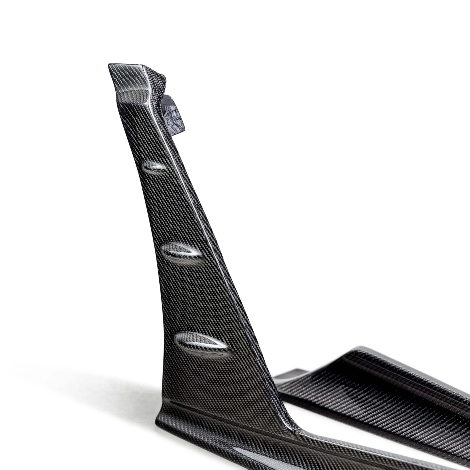 Seibon MB-Style Carbon Fibre Front Side Skirt Extensions – Honda Civic Type R (FL5) 23+